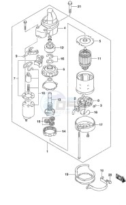 DF 50A drawing Starting Motor