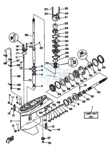 90TLRR drawing LOWER-CASING-x-DRIVE-1