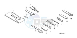 CBR1000RA9 France - (F / ABS CMF HRC MKH) drawing TOOLS