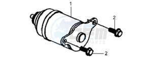 MIO 100 HU10W8-6 drawing STARTER / STARTER CLUTCH