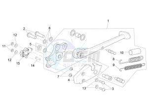 RSV4 1000 Racing Factory L.E. (EMEA, APAC) (AUS, CP, EU, GB, J, MAL, NZ, RI, VN) drawing Central stand