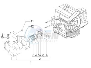 MP3 400 ie mic (USA) USA drawing Cylinder-piston-wrist pin unit