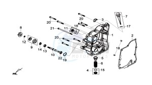 GTS 125I drawing COVER RIGHT