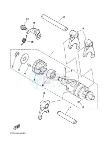 DT175 (3TSV) drawing SHIFT CAM & FORK