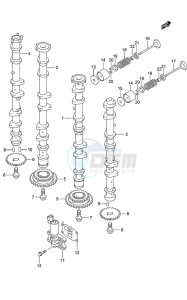 DF 250 drawing Camshaft (DF 250S)