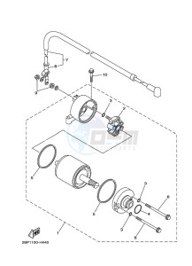 YFM700FWBD YFM7NKP (B5KG) drawing STARTING MOTOR