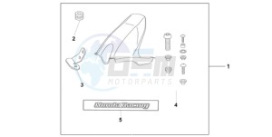 CBR1000RA9 ED / ABS REP drawing HUGGER CANDY TAHTIAN BLUE