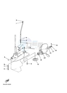 FT50B drawing LOWER-CASING-x-DRIVE-4