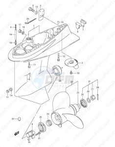 DF 100 drawing Gear Case