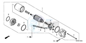 VFR8009 U / MME TWO drawing STARTING MOTOR