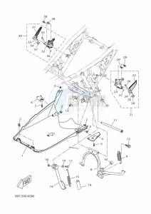 CZD300P-AB XMAX 300 POLICE (BGS4) drawing WINDSHIELD