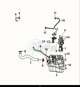 FIDDLE IV 125 LC ABS (XG12WW-EU) (M0) drawing FUEL TANK