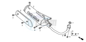 NPS50 drawing EXHAUST MUFFLER (NPS503/8)