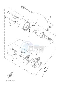 WR125R (22B7 22B7 22B7) drawing STARTING MOTOR