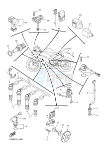 YZF-R6 600 R6 (2CXA) drawing ELECTRICAL 1