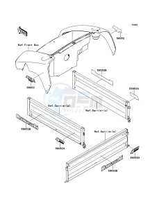 MULE_610_4X4 KAF400ABF EU drawing Decals