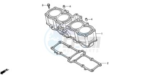 CB1300S CB1300SUPERBOLD'OR drawing CYLINDER