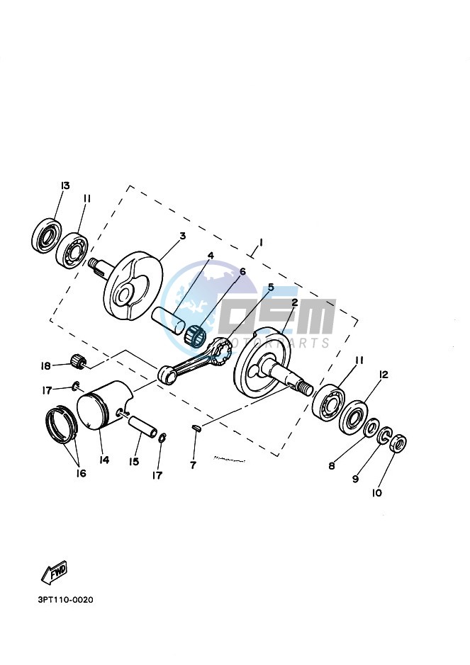 CRANKSHAFT & PISTON