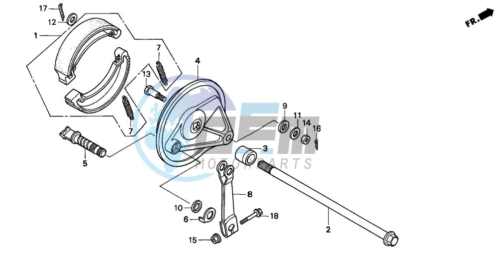 REAR BRAKE PANEL