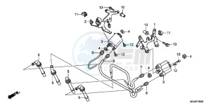 CBF1000FC CBF1000F E drawing IGNITION COIL