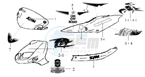 JET 50 KH ENGINE drawing DECOR