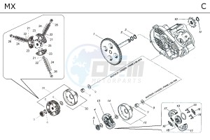 MX 50 drawing ENGINE TAV_C