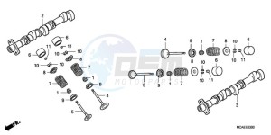 GL18009 E / MKH drawing CAMSHAFT/VALVE