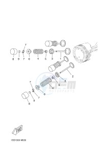 YPR400RA XMAX 400 ABS EVOLIS 400 ABS (1SDF) drawing VALVE