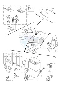 XVS950CU XVS950R ABS XV950 R-SPEC (2DXL) drawing ELECTRICAL 2