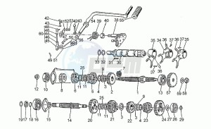 65 GT 650 drawing Gear box