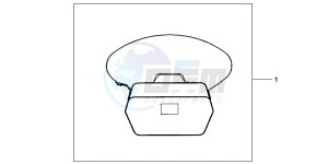 NC700DC Integra E drawing INNERBAG TOPBOX