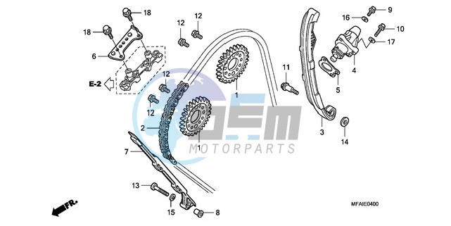 CAM CHAIN/TENSIONER