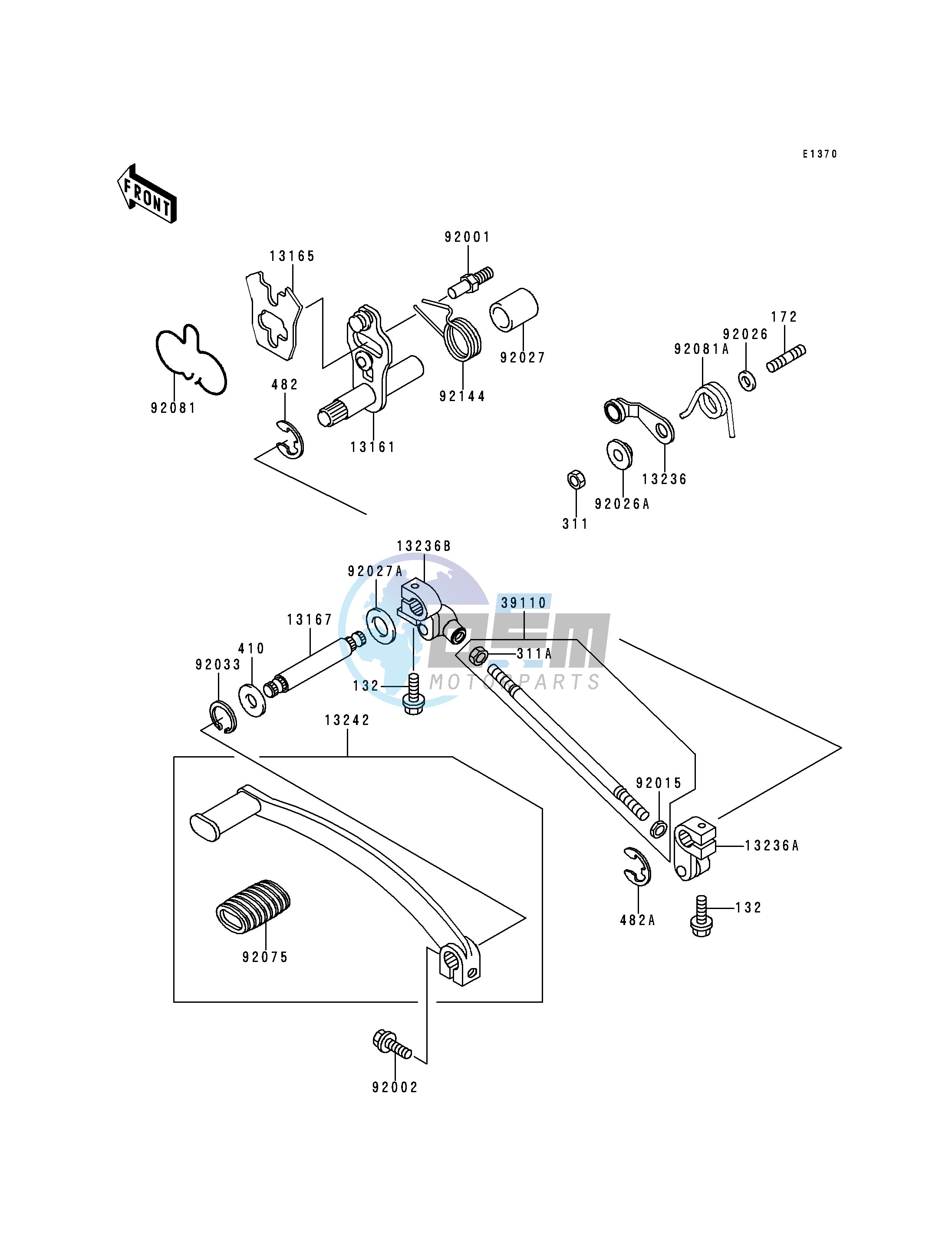 GEAR CHANGE MECHANISM