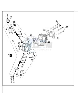 FIGHT 4 50 4T drawing CYLINDER