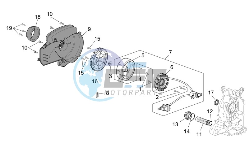 Cdi magneto assy