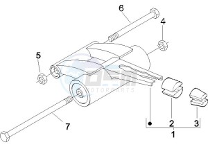 NRG 50 power DT serie speciale drawing Swinging arm