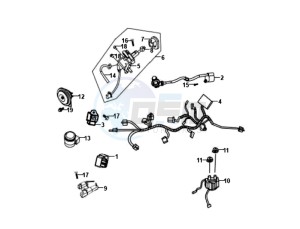 FIDDLE II 50 45KMH NEW ENGINE drawing WIRING HARNASS