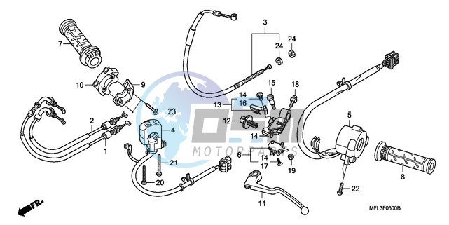 HANDLE LEVER/SWITCH/CABLE