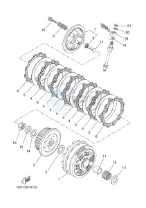 MTT690-A MT-07 TRACER TRACER 700 (BC61 BC61 BC61) drawing CLUTCH