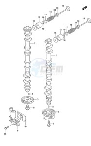 DF 175 drawing Camshaft