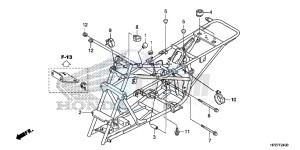 TRX90XH Europe Direct - (ED) drawing FRAME BODY