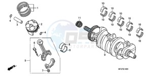 CB600F9 Europe Direct - (ED / 25K) drawing CRANKSHAFT/PISTON