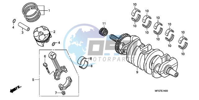 CRANKSHAFT/PISTON