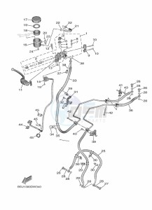 TRACER 9 MTT890 (B5U1) drawing FRONT MASTER CYLINDER