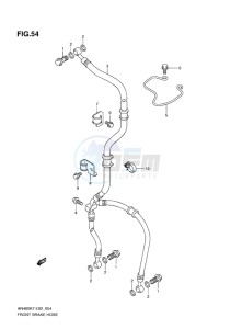 AN400 BURGMAN EU-UK drawing FRONT BRAKE HOSE