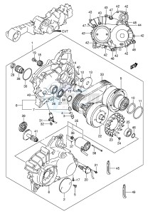 AN650 (E2) Burgman drawing CVT (MODEL K3 K4)