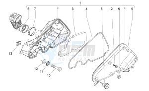 Typhoon 50 4t 4v e2 (USA) USA drawing Air filter