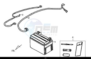 X'PRO 50 (25 Km/h) (AE05W9-NL) (E4) (L8-M1) drawing BATTERY TOOL BOX