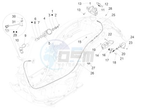 GTS 150 SUPER 4T 3V IE ABS E4 (EMEA) drawing Locks