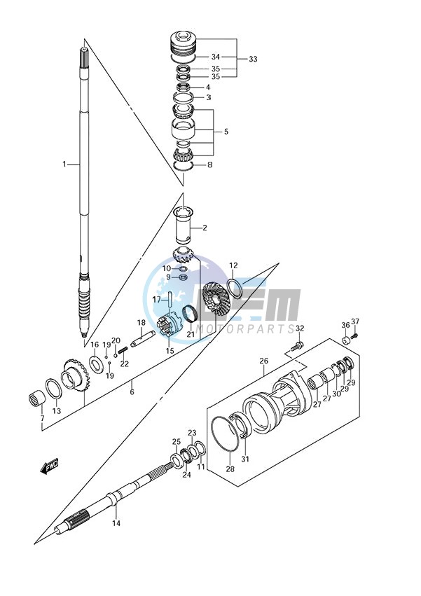 Transmission (DF 250S)